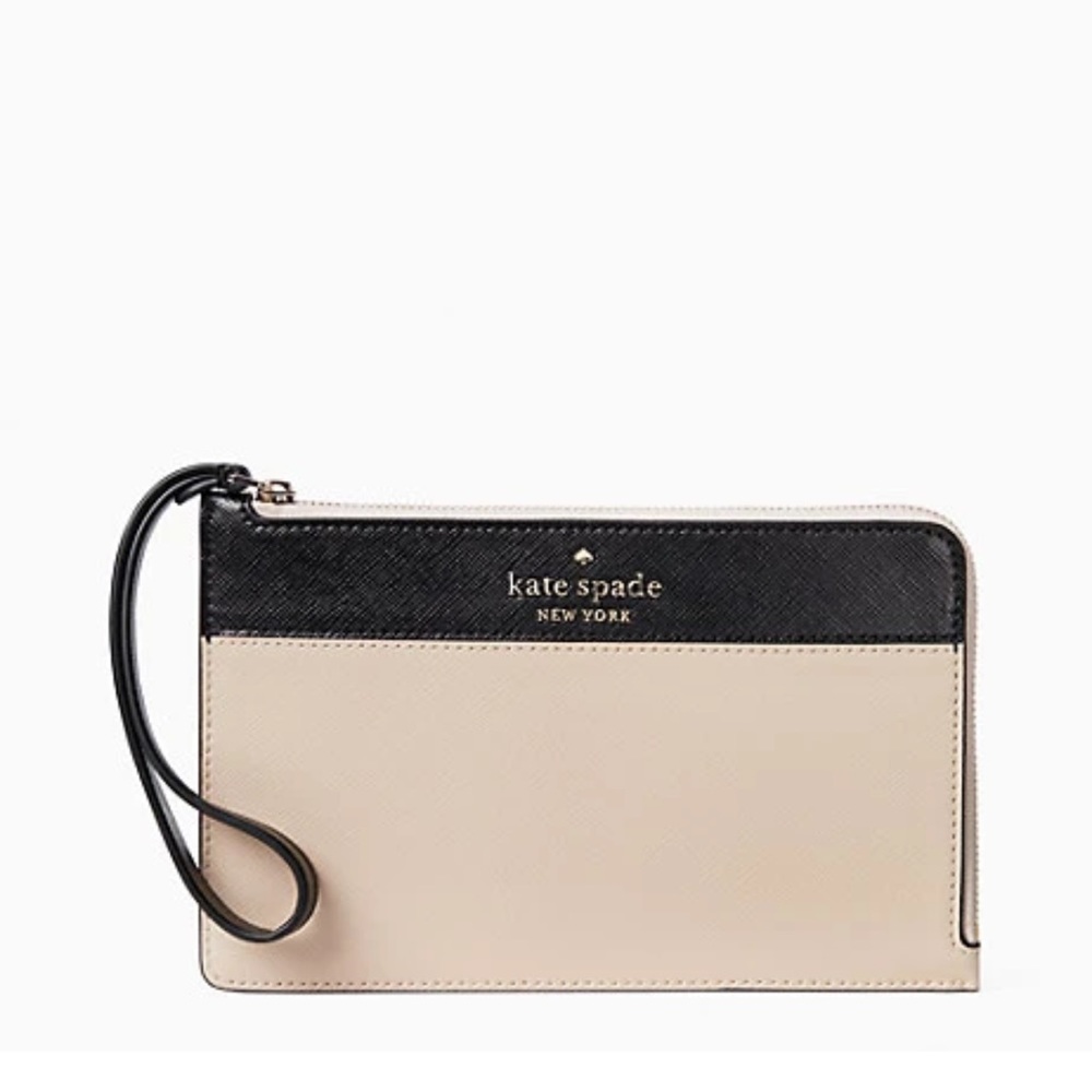 Kate Spade staci medium l-zip wristlet - Picture 1 of 15